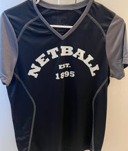 Netball Est. 1895 vneck & round neck tee